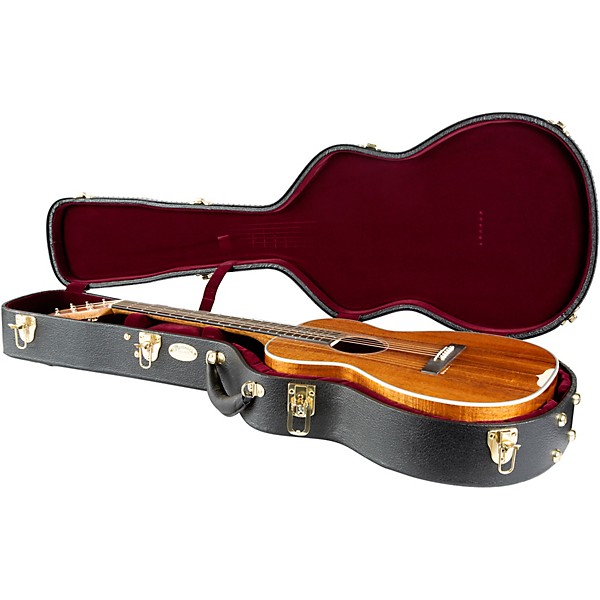 Martin Custom Shop 28 Style All Highly Flamed Koa Concert Acoustic Guitar Natural