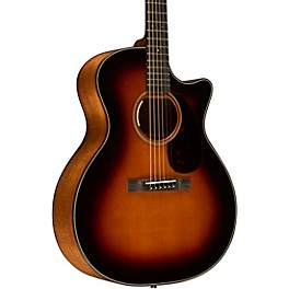 Martin Custom Shop 18 Style Sitka Spruce VTS-Flamed Tasmanian Blackwood Grand Performance Acoustic-Electric Guitar Burst