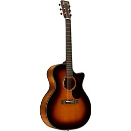 Martin Custom Shop 18 Style Sitka Spruce VTS-Flamed Tasmanian Blackwood Grand Performance Acoustic-Electric Guitar Burst