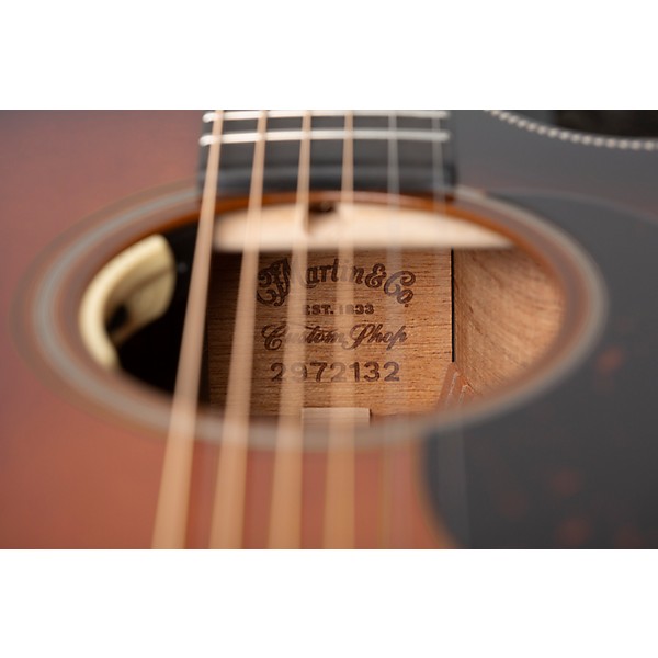 Martin Custom Shop 18 Style Sitka Spruce VTS-Flamed Tasmanian Blackwood Grand Performance Acoustic-Electric Guitar Burst