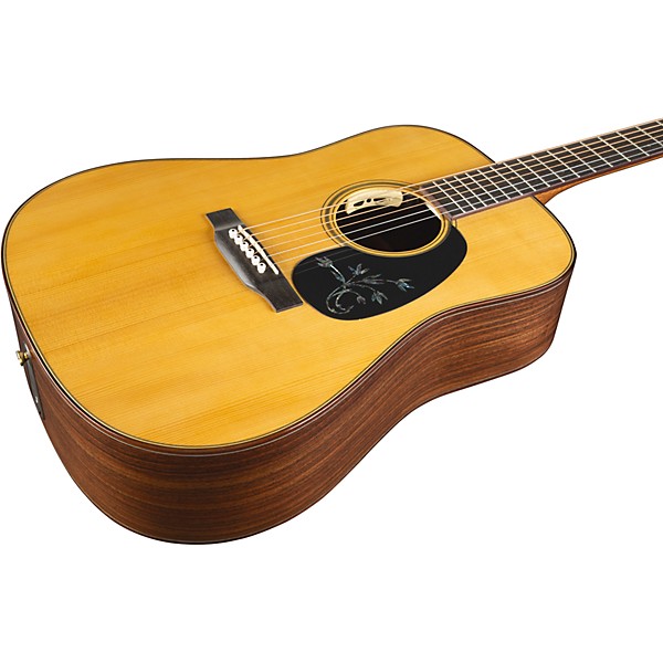 Martin Custom Shop 35 Style Adirondack Spruce VTS-Wild Grain East Indian Rosewood Dreadnought Acoustic-Electric Guitar Agi...