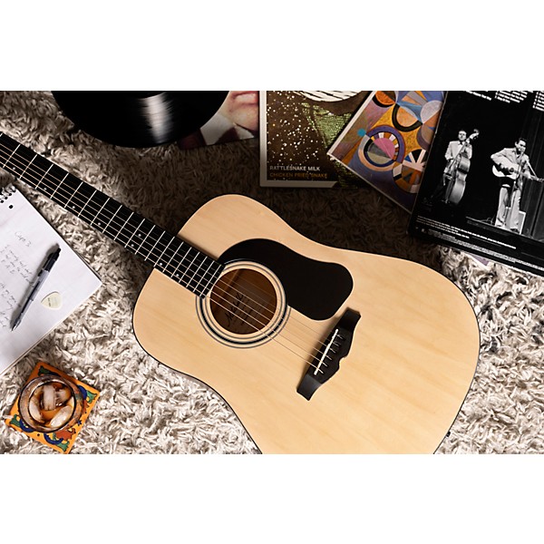 Open Box Mitchell Launch D75S Starter Dreadnought Acoustic Guitar Level 1 Natural