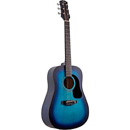Mitchell Launch D75S Starter Dreadnought Acoustic Guitar Blue Burst