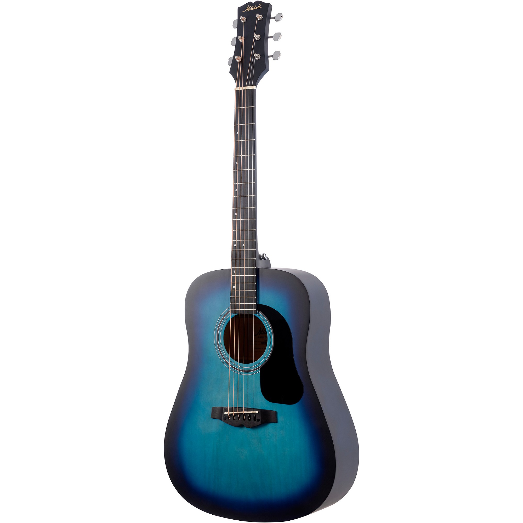 Mitchell Launch D75S Starter Dreadnought Acoustic Guitar - Blue