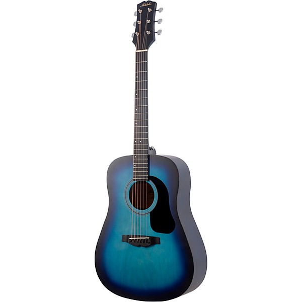 Mitchell Launch D75S Starter Dreadnought Acoustic Guitar Blue Burst
