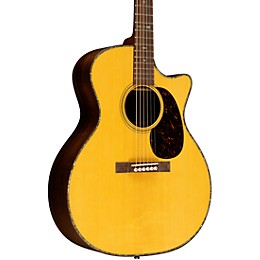 Martin Custom Shop 18 Style European High Altitude Swiss Spruce VTS-Wild Grain East Indian Rosewood Grand Performance Acoustic-Electric Guitar Natural
