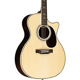 Martin Custom Shop 41 Style Adirondack Spruce-Ziricote Grand Performance Acoustic-Electric Guitar Natural
