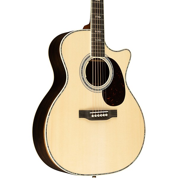 Martin Custom Shop 41 Style Adirondack Spruce-Ziricote Grand Performance Acoustic-Electric Guitar Natural