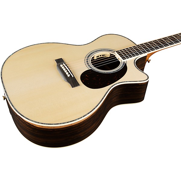 Martin Custom Shop 41 Style Adirondack Spruce-Ziricote Grand Performance Acoustic-Electric Guitar Natural