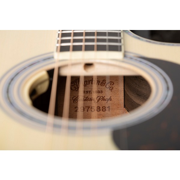 Martin Custom Shop 41 Style Adirondack Spruce-Ziricote Grand Performance Acoustic-Electric Guitar Natural