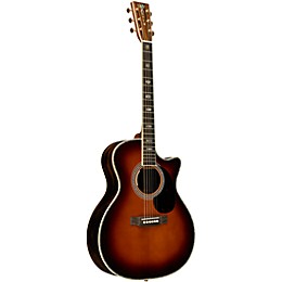 Martin Custom Shop 41 Style Adirondack Spruce-Ziricote Grand Performance Acoustic-Electric Guitar Ambertone