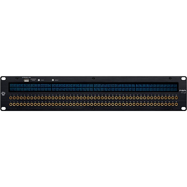 Black Lion Audio PBR TT LIT 96-Point Gold-Plated TT/DB-25 Patchbay