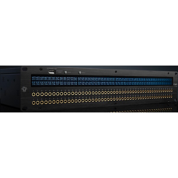 Black Lion Audio PBR TT LIT 96-Point Gold-Plated TT/DB-25 Patchbay