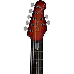 Sterling by Music Man MAJ270 Majesty 7 DiMarzio John Petrucci Signature 7-String Electric Guitar - Blood Orange Burst