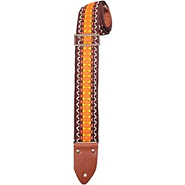 Henry Heller Cotton Series Vintage Guitar Strap Brown