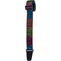 Henry Heller Nylon Series Artist Sublimation Cassettes Guitar Strap