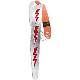 Henry Heller Bolt Series Guitar Strap Silver