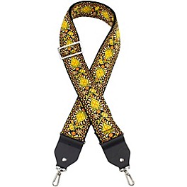 Henry Heller Deluxe Jacquard Banjo Strap Yellow