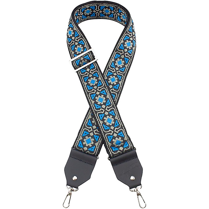 Henry Heller Deluxe Jacquard Banjo Strap Gray | Guitar Center