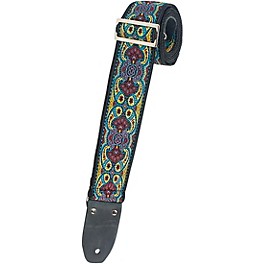 Henry Heller Jacquard Series Guitar Strap Blue