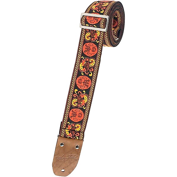 Henry Heller Jacquard Series Guitar Strap Gold,Specials : American Fashion Style Bags On Sale