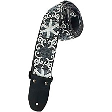 Henry Heller Jacquard Deluxe Series Guitar Strap Blue