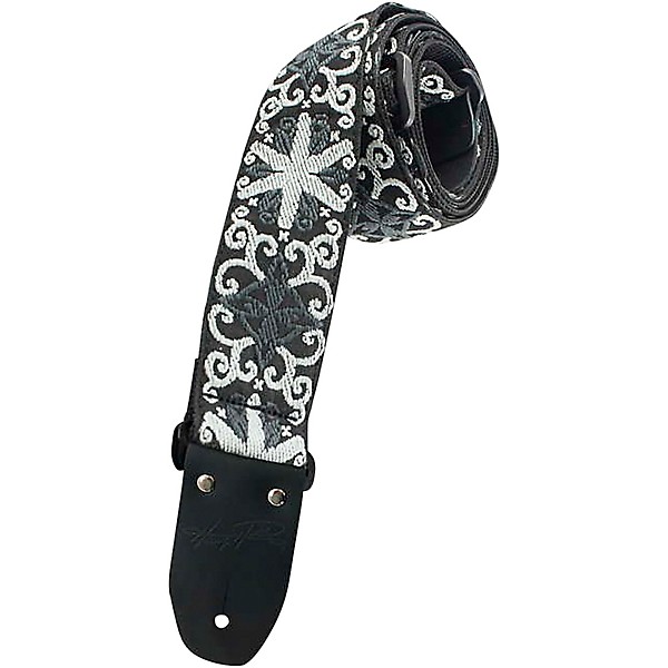 Henry Heller Jacquard Series Guitar Strap Grey