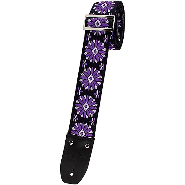 Henry Heller Jacquard Series Guitar Strap Purple | Guitar Center