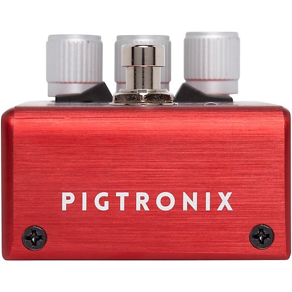 Pigtronix Gas Giant High-Gain Analog Jumbo Fuzz Effects Pedal Red