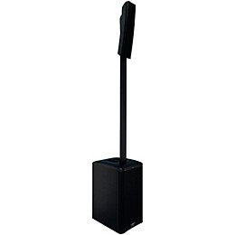 QSC Active 3-Way Column Loudspeaker With Cover, Black