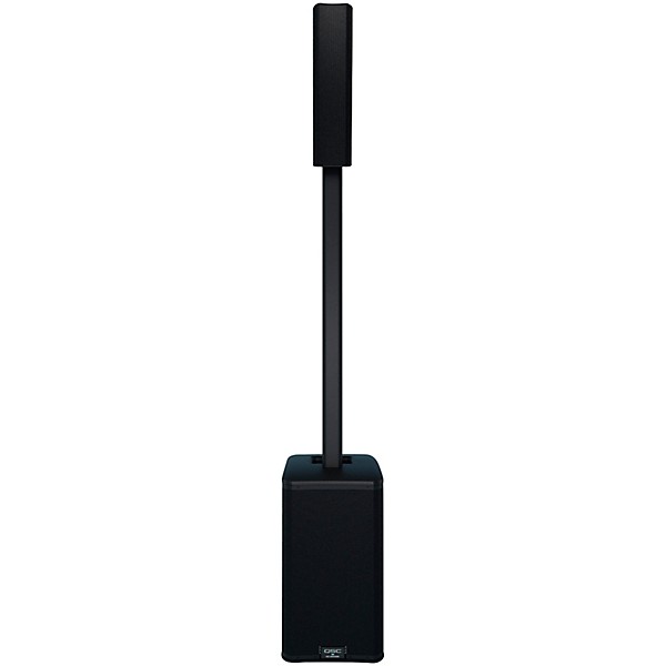 QSC Active 3-Way Column Loudspeaker With Cover, Black