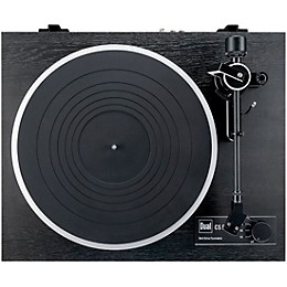 Dual Turntables CS518 Manual Turntable featuring Dual Twin Gimbal Arm and Ortofon Red Cartridge Black