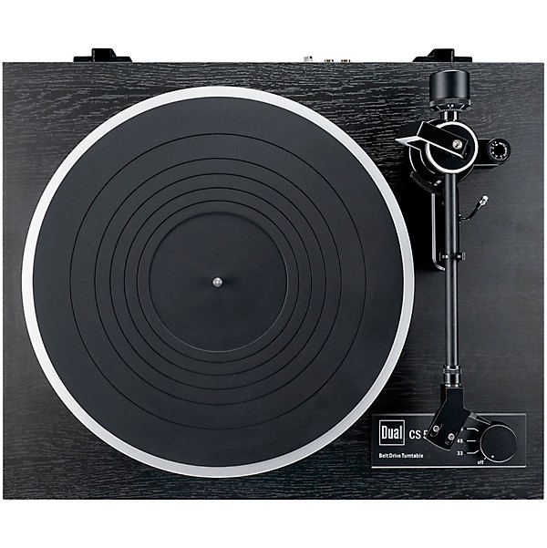 Dual Turntables CS518 Manual Turntable featuring Dual Twin Gimbal Arm and Ortofon Red Cartridge Black
