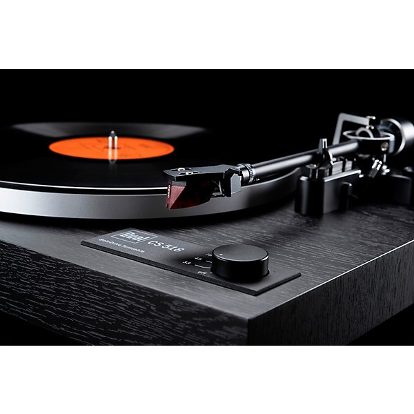 Dual Turntables CS518 Manual Turntable featuring Dual Twin Gimbal Arm and Ortofon Red Cartridge Black