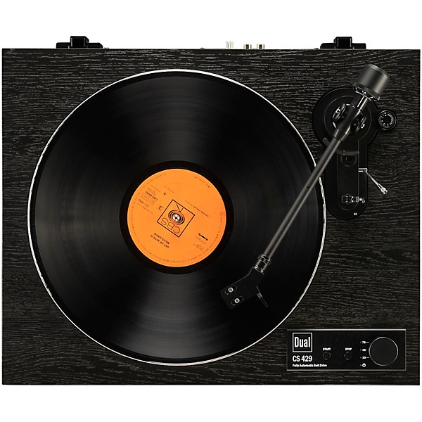Dual Turntables CS429 Fully Automatic Belt Drive Turntable with Ortofon 2M Red Cartridge and Bluetooth Black