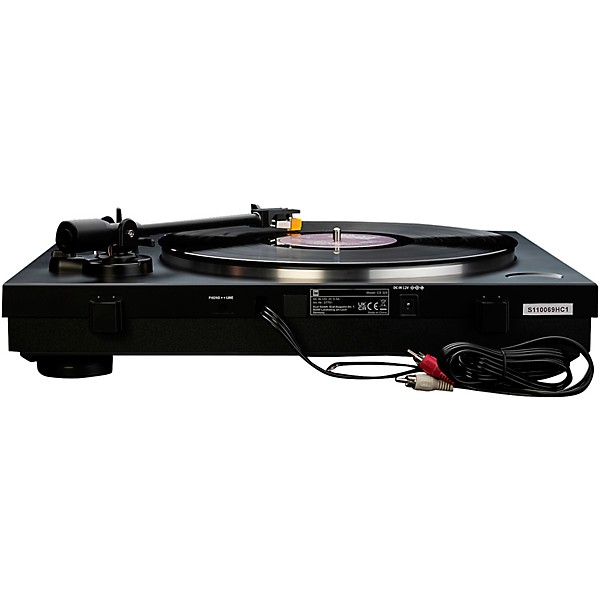Dual Turntables CS329 Fully Automatic Plug and Play Turntable with Fixed Tonearm and Cartridge Black