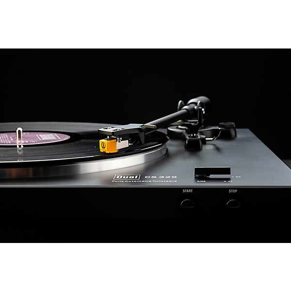Dual Turntables CS329 Fully Automatic Plug and Play Turntable with Fixed Tonearm and Cartridge Black