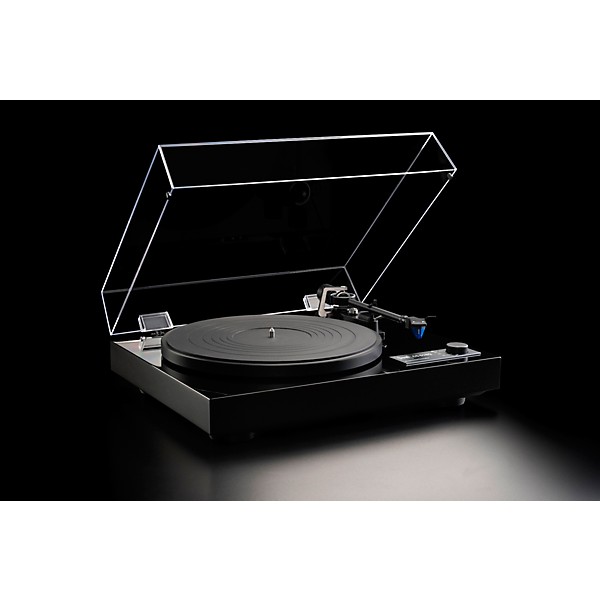 Dual Turntables CS618 Direct Drive Turntable with Auto Stop, Lift featuring an Ortofon Blue Cartridge Gloss Black