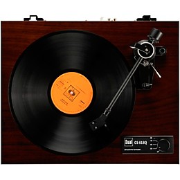 Dual Turntables CS618 Direct Drive Turntable with Auto Stop, Lift featuring an Ortofon Blue Cartridge Walnut