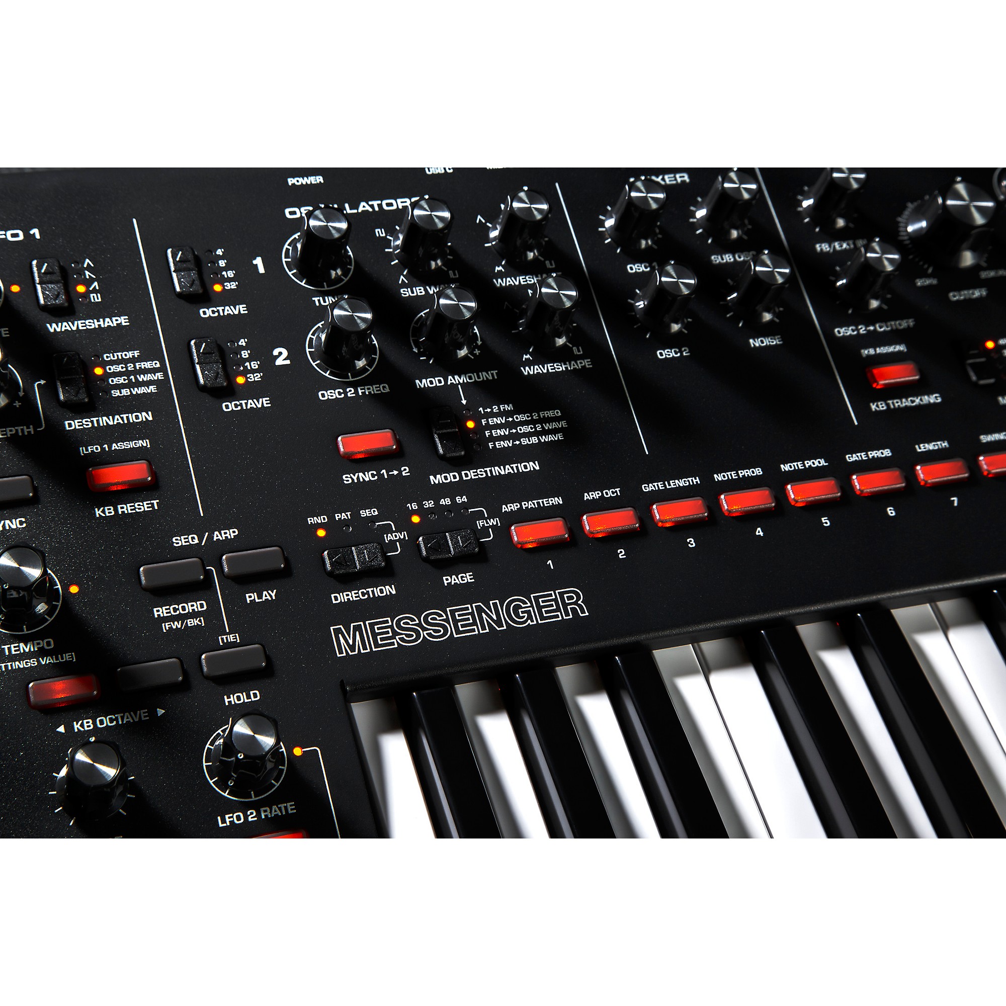 Open Box Moog Messenger 32-Key Monophonic Analog Synthesizer