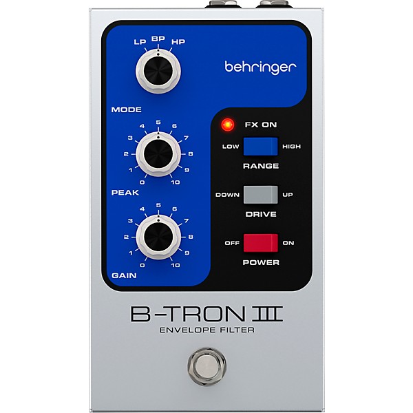 Behringer B-Tron III Envelope Filter Effects Pedal Gray and Blue