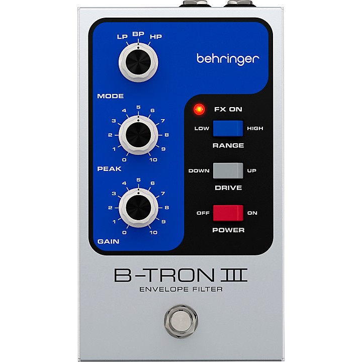Behringer B-Tron III Envelope Filter Effects Pedal Gray and Blue
