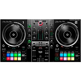 Harbinger VARI V1112 12" Powered Speakers Package With Hercules DJ Inpulse 500 DJ Controller & Cables