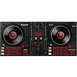 Harbinger VARI V1112 12" Powered Speakers Package With Numark Mixtrack Platinum FX DJ Controller & Cables