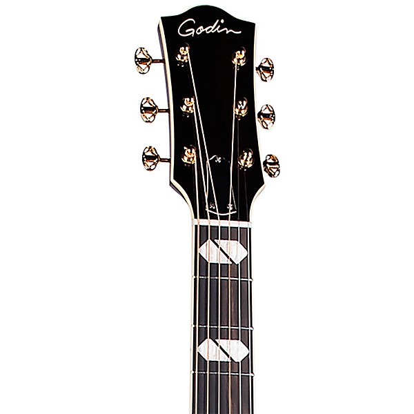 Godin Connaisseur Mahogany Mini Jumbo Acoustic-Electric Guitar Sunset Burst