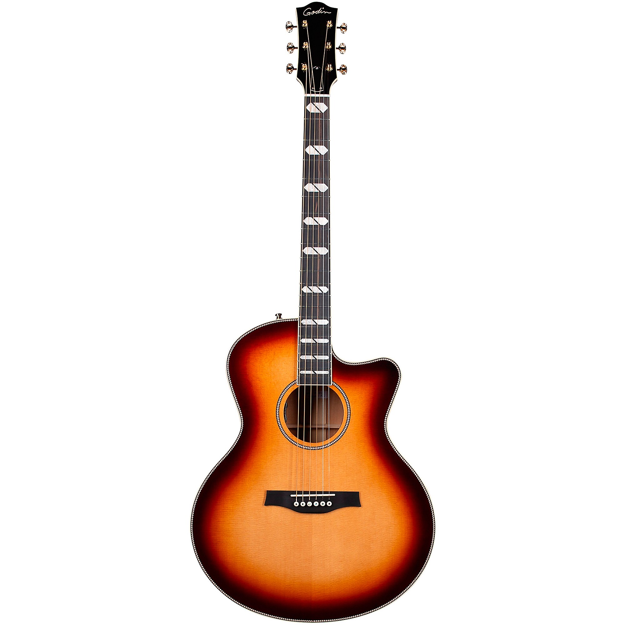 Godin Connaisseur Mahogany Mini Jumbo Acoustic-Electric Guitar