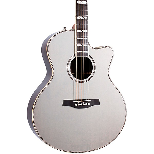 Godin Connaisseur Rosewood Mini Jumbo Acoustic-Electric Guitar Satina Gray