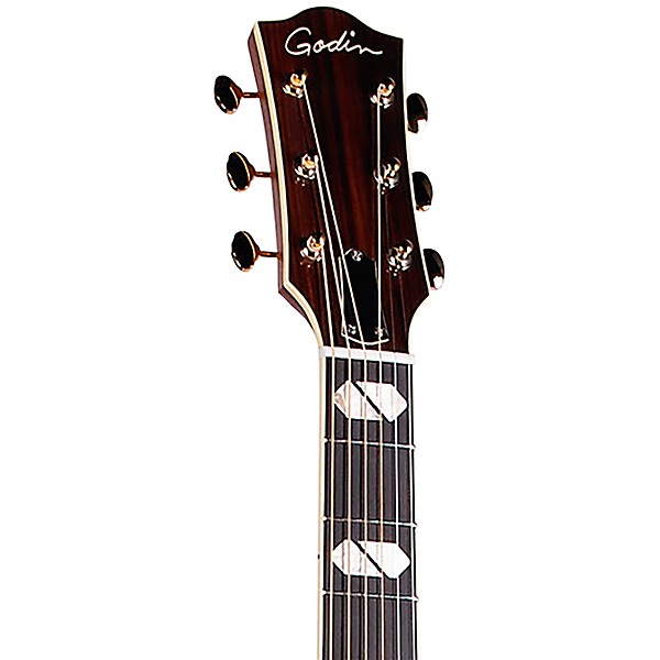 Godin Connaisseur Rosewood Mini Jumbo Acoustic-Electric Guitar Satina Gray