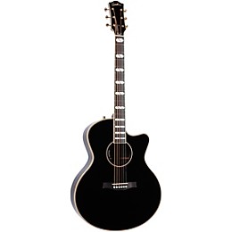 Godin Connaisseur Rosewood Mini Jumbo Acoustic-Electric Guitar Black