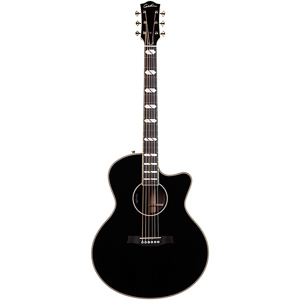 Godin Connaisseur Rosewood Mini Jumbo Acoustic-Electric Guitar Black